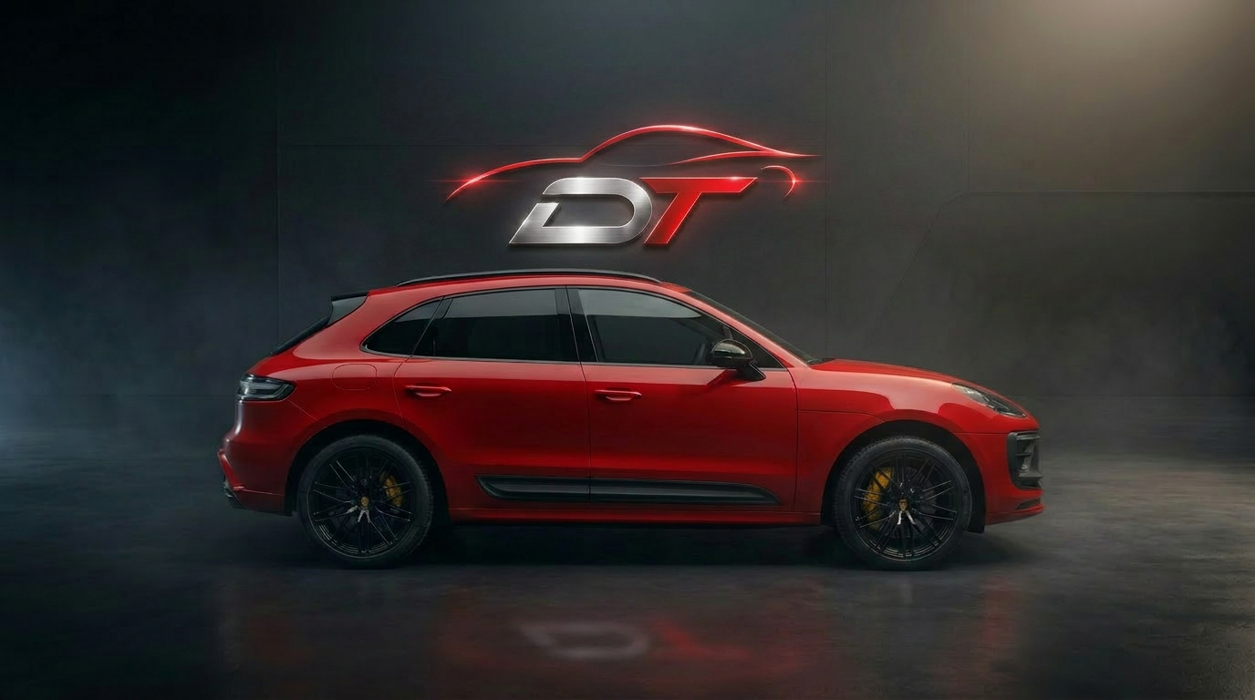 Macan GTS 2022 con wrap rojo actual que protege la pintura original